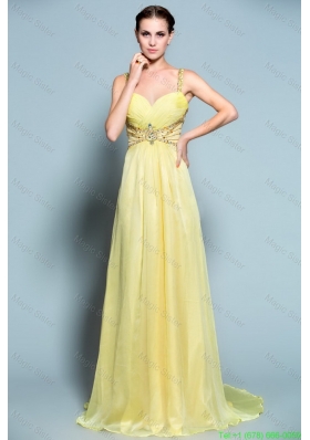 Pale Yellow Prom Dresses