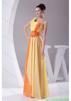 orange and yellow bridesmaid dresses