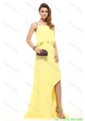 light yellow prom dresses