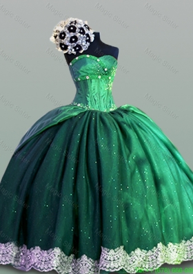 forest green quince dress