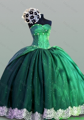 dark forest green dress