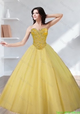 Gold Sweet 16 Dresses