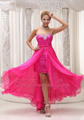 Hot Pink Bridesmaid Dresses