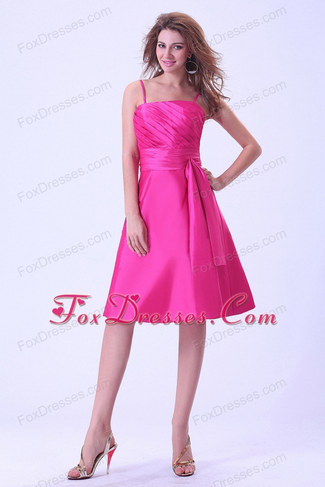 Hot Pink Bridesmaid Dresses