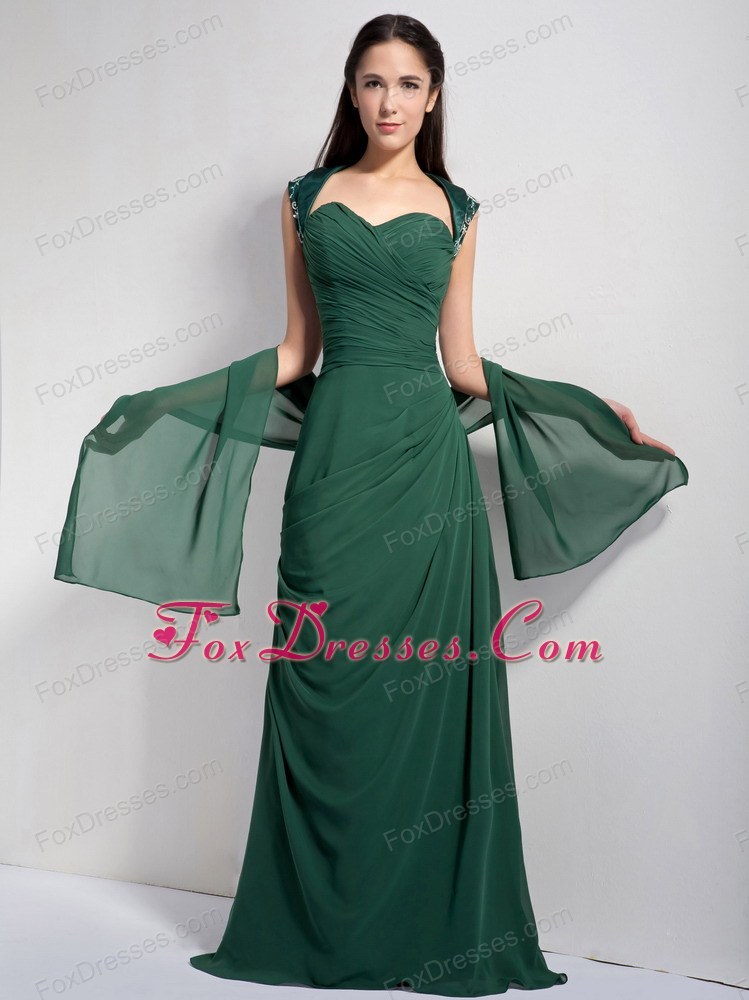 hunter green gown