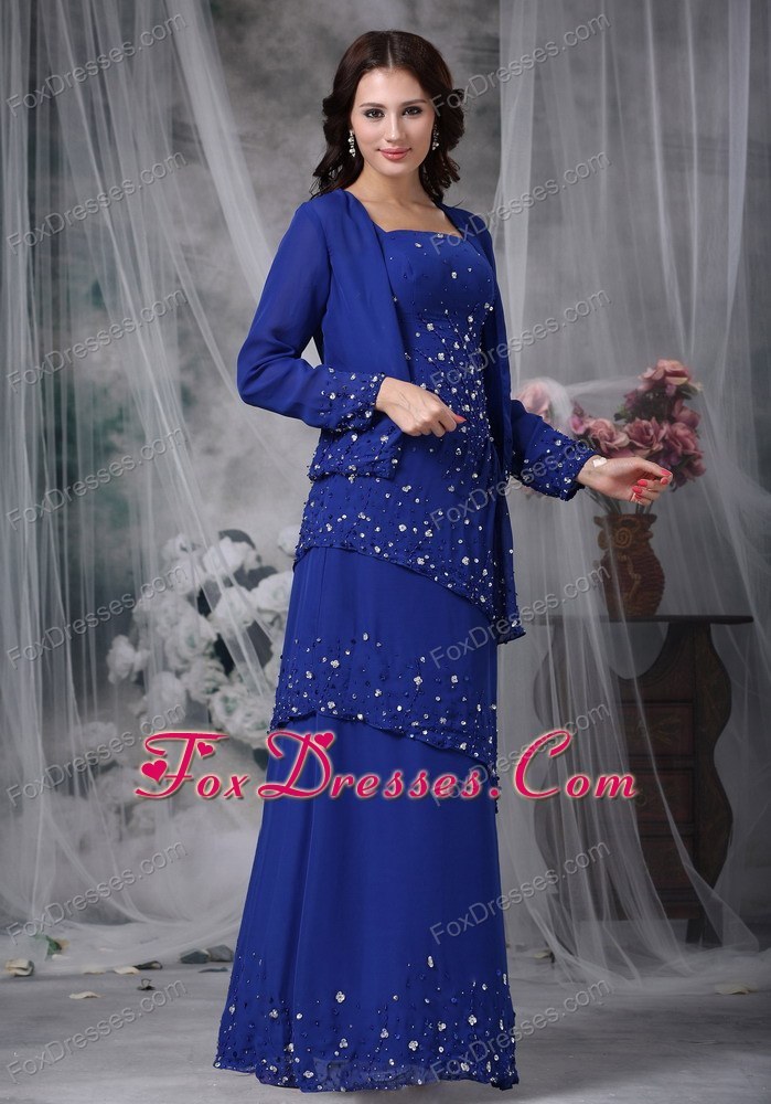 royal blue dress for principal sponsor