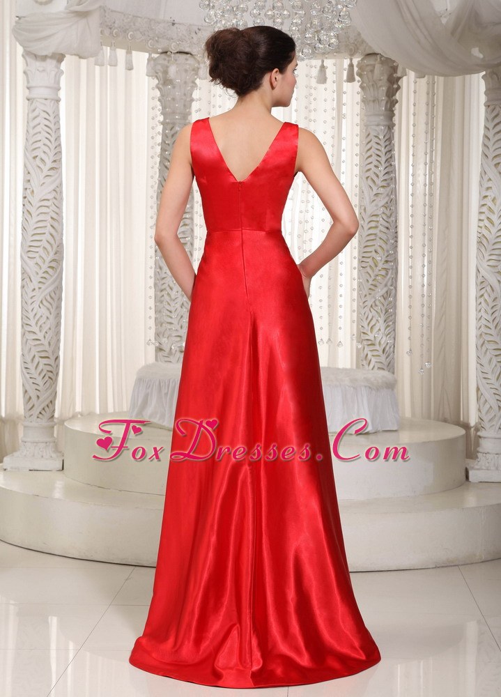 blood red evening gowns