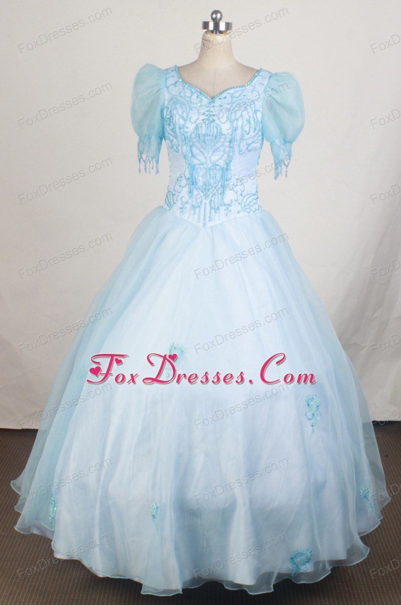 Light Blue Flower Girl Dresses