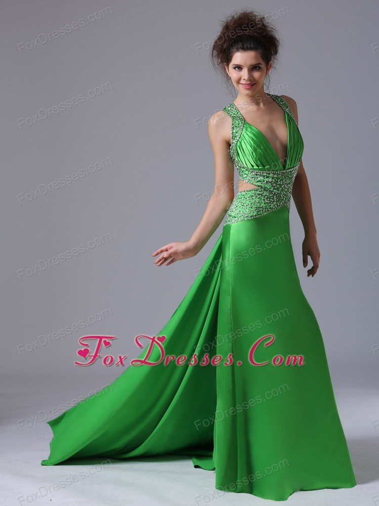 pageant gown with train