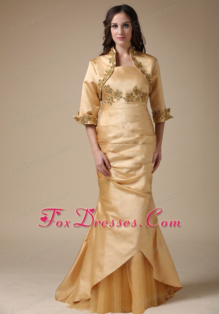 Gold Mother of the Bride Dresses
